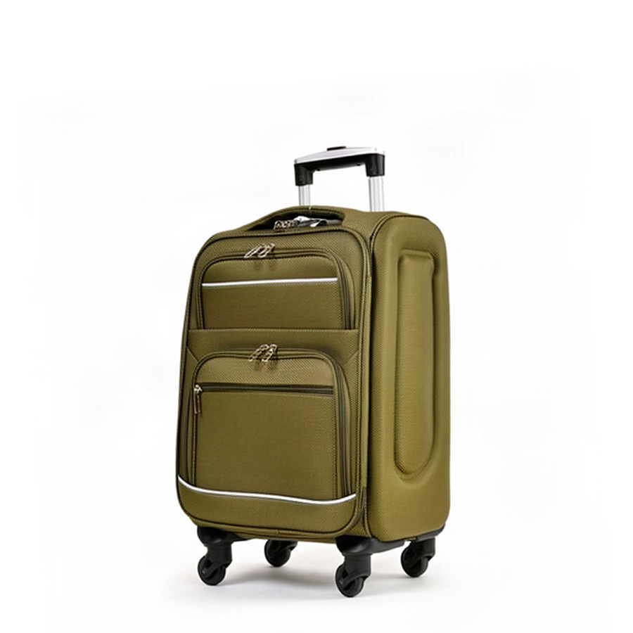 small suitcase textile green 0163726