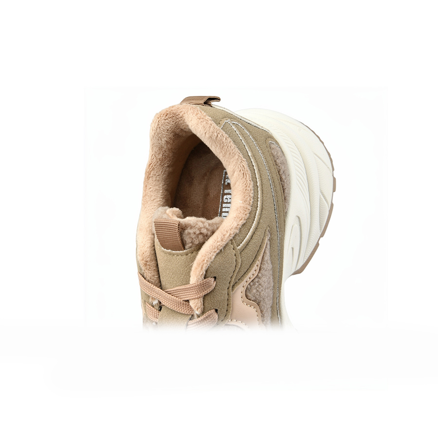 adidași damă textil/piele ecologică bej 0162718