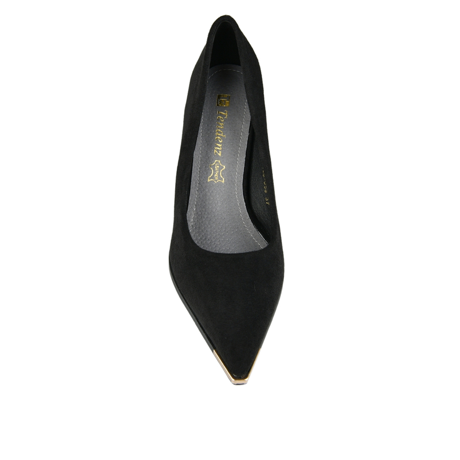 pantofi damă textil negru 0163394