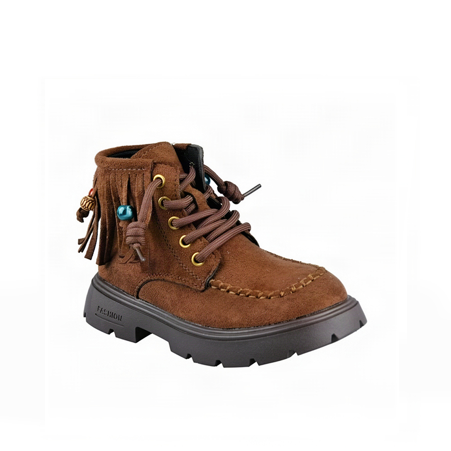 botine damă textil maro 0164167
