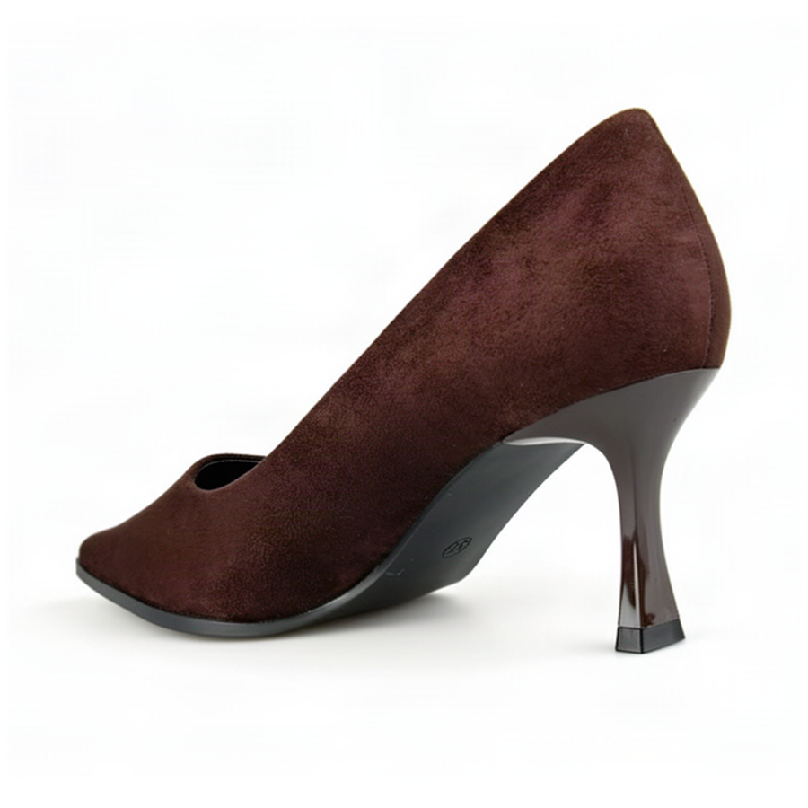 pantofi damă textil maro 0163010