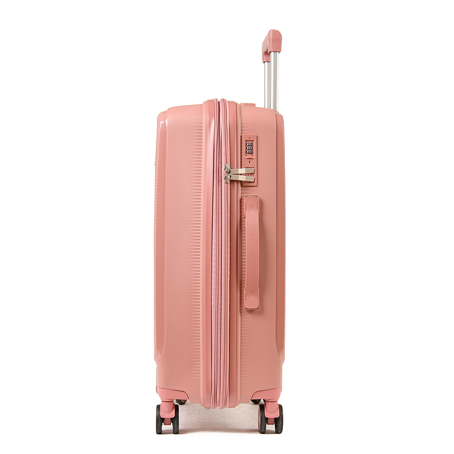 medium suitcase polypropylene pink 0161410
