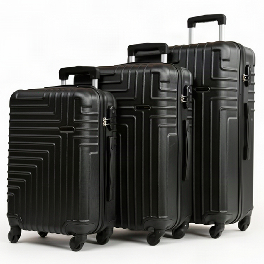 valiză mare Plastic ABS negru 0163686