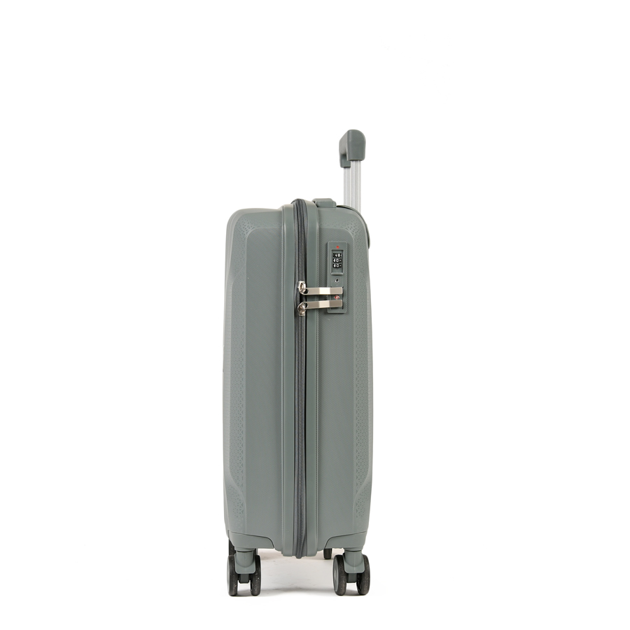 small suitcase polypropylene grey 0161427