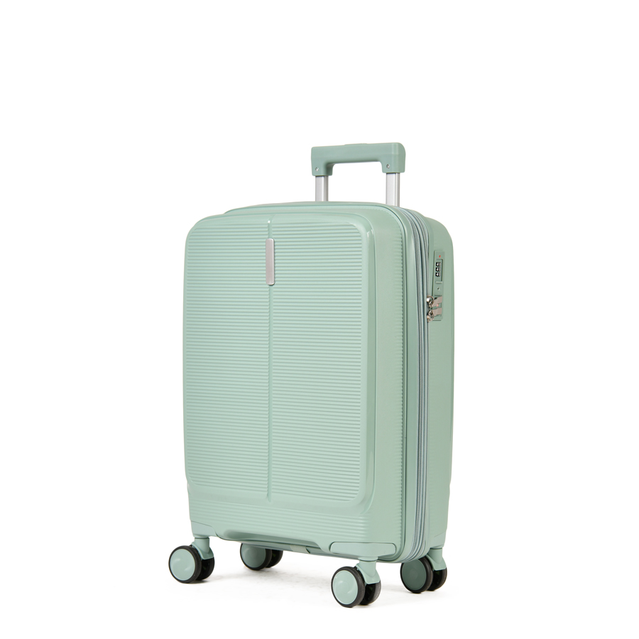 small suitcase polypropylene green 0161412
