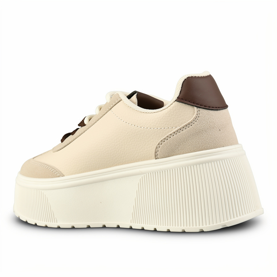 adidași damă piele ecologică bej 0163371