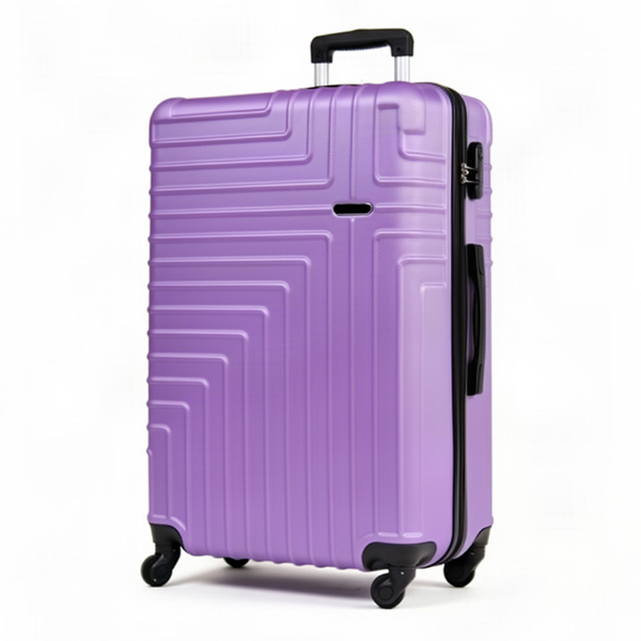 big suitcase ABS plastic purple 0163680