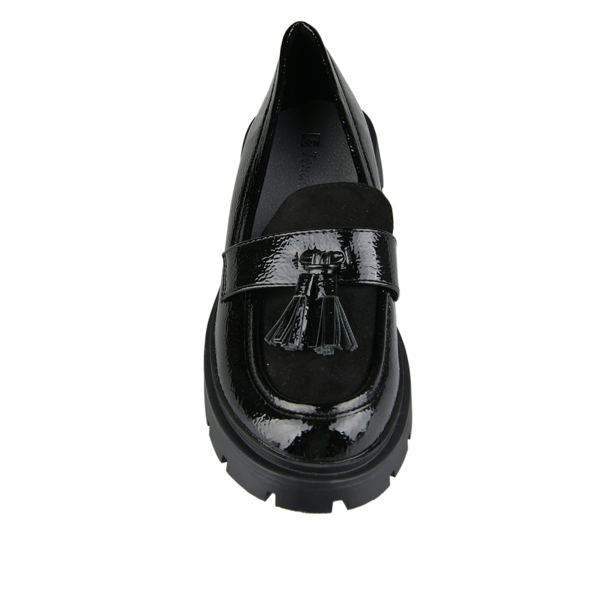 lady's shoes synthetic leather/textile black 0163000