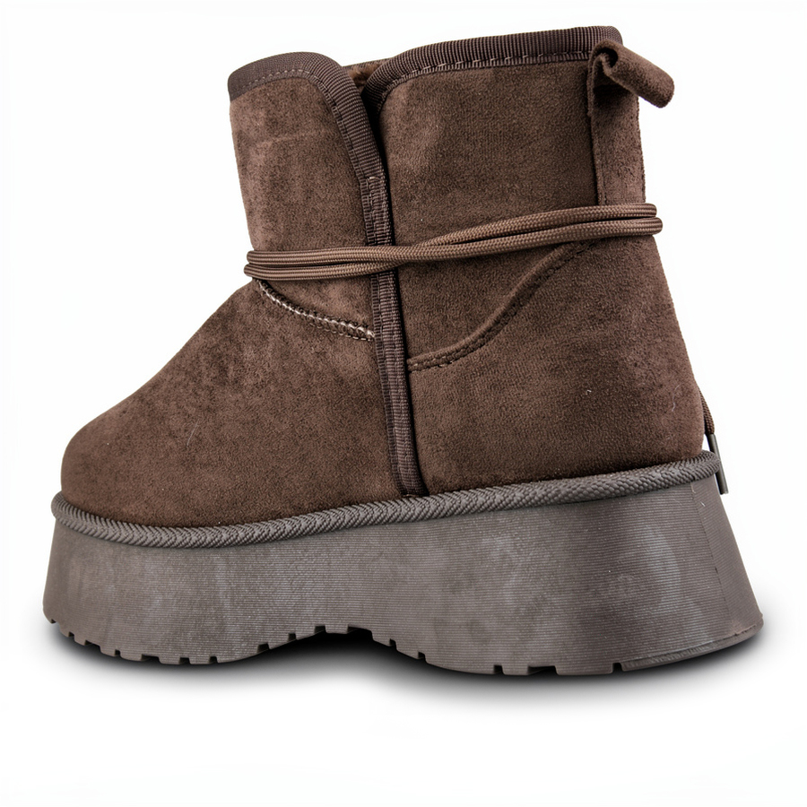 botine de zăpadă damă textil maro 0162977