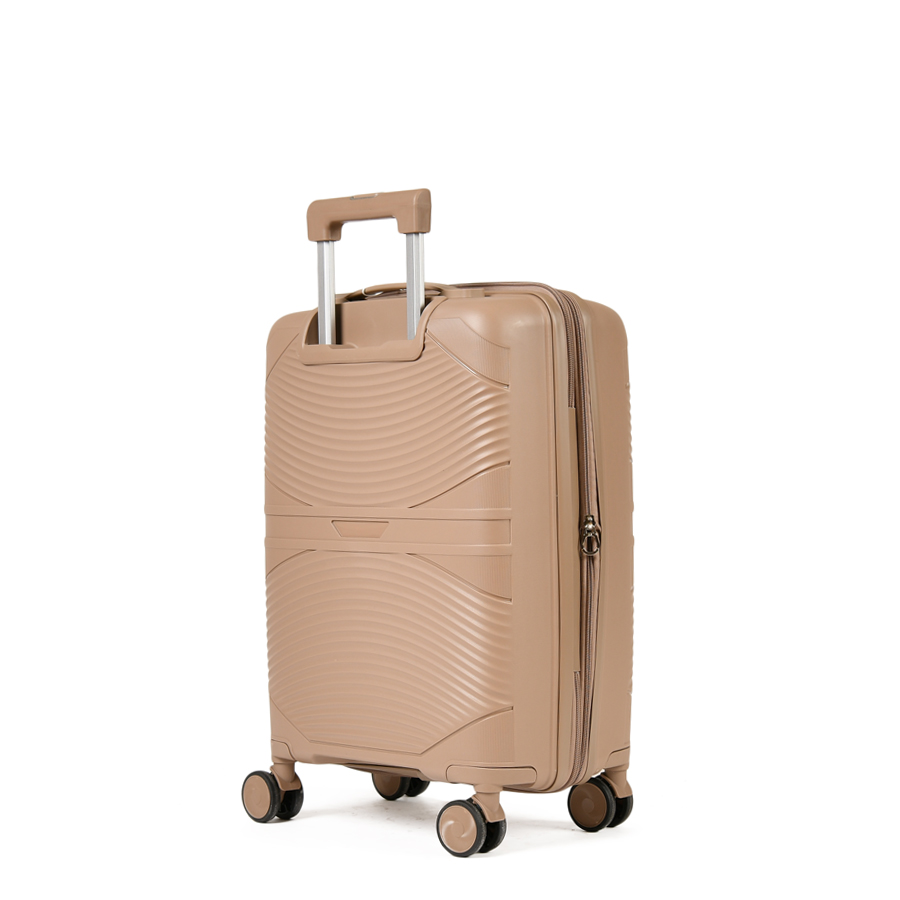small suitcase polypropylene light brown 0161439