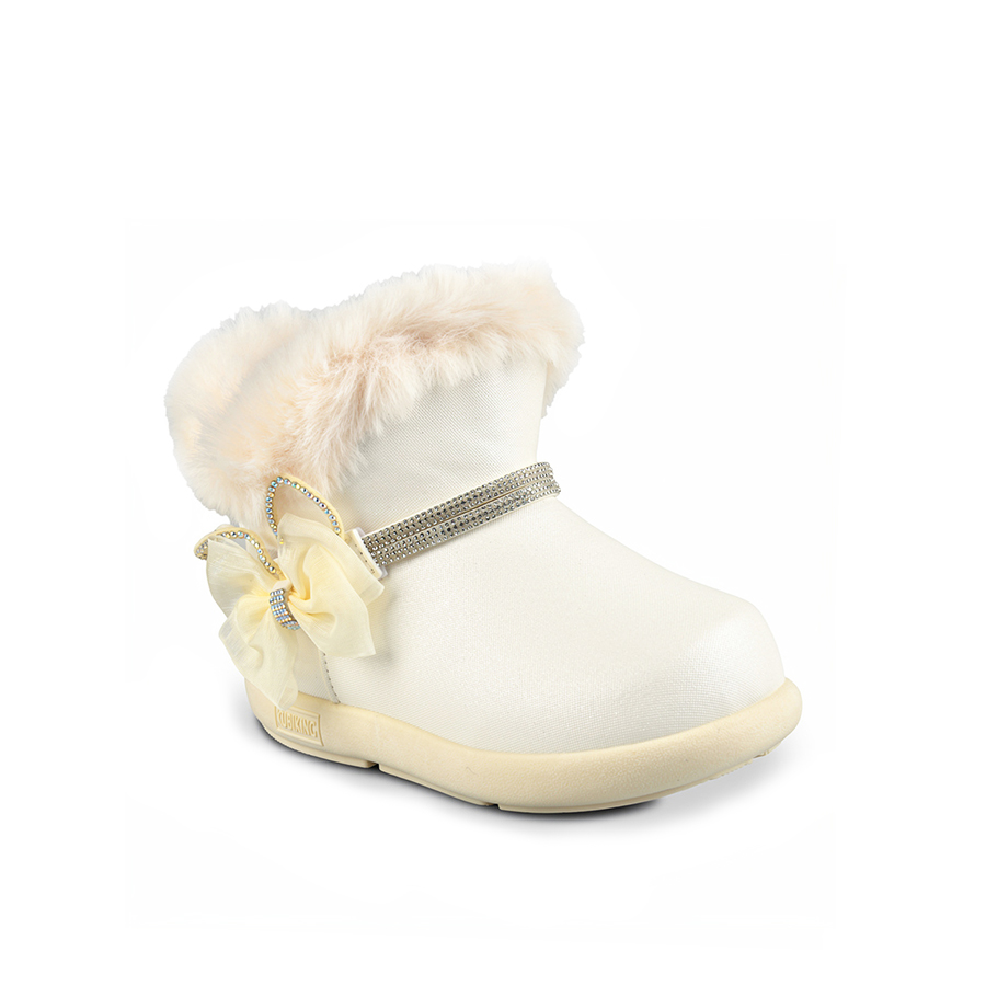botine copii textil bej 0161763