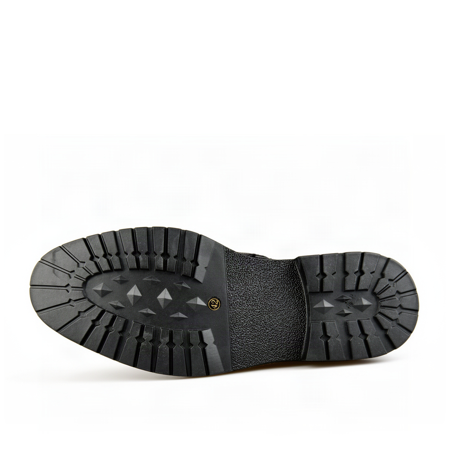 botine bărbați piele naturală negru 0162137