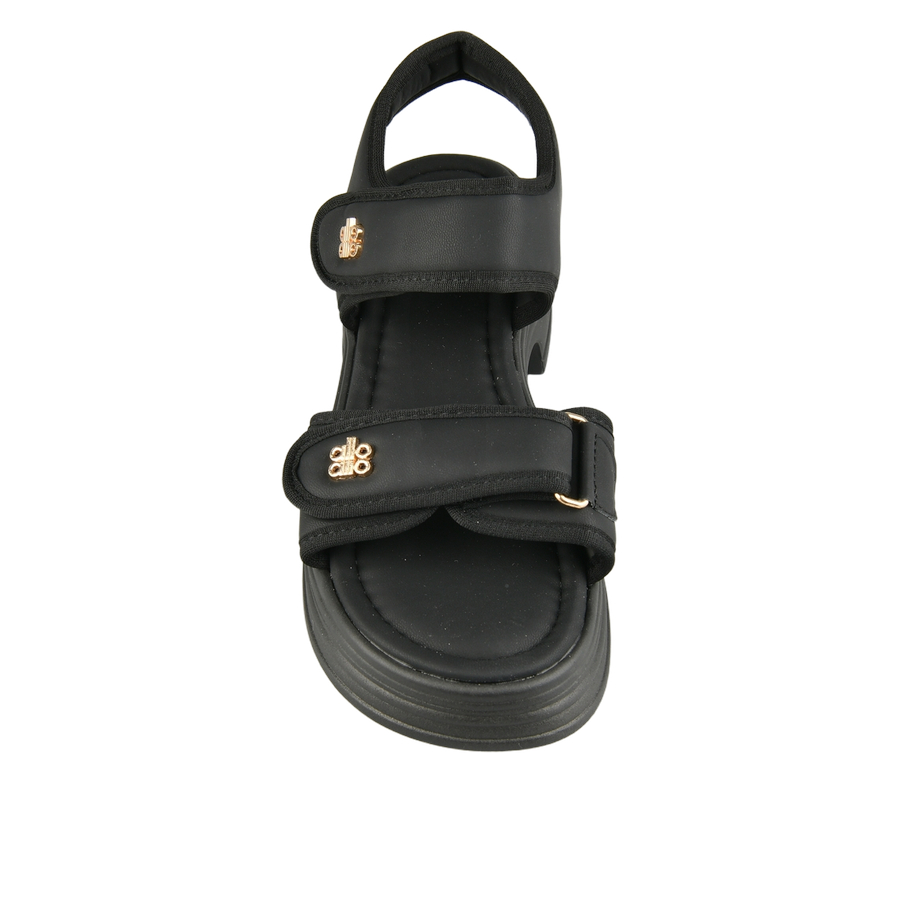 sandale damă piele ecologică negru 0161869
