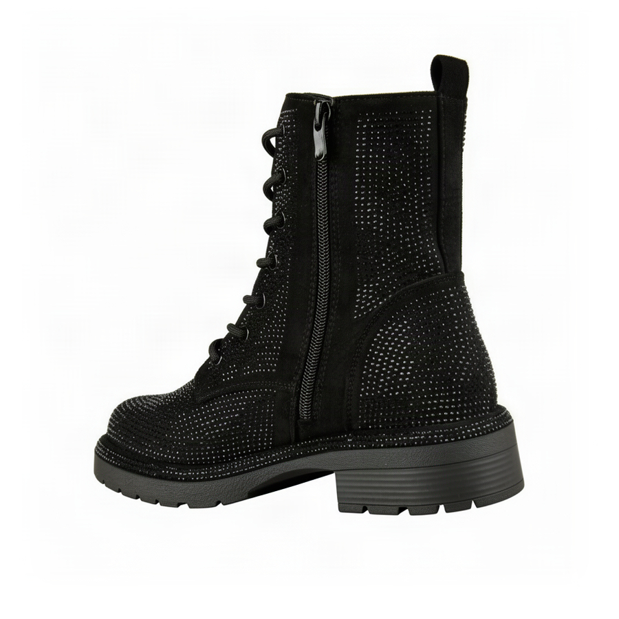 botine damă textil negru 0162445