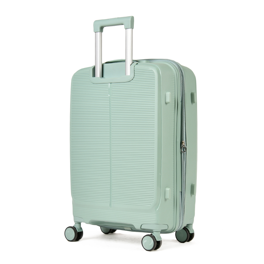 medium suitcase polypropylene green 0161413