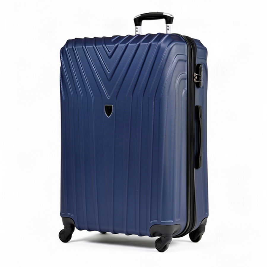big suitcase ABS plastic tŭmno sin dark blue 0163674