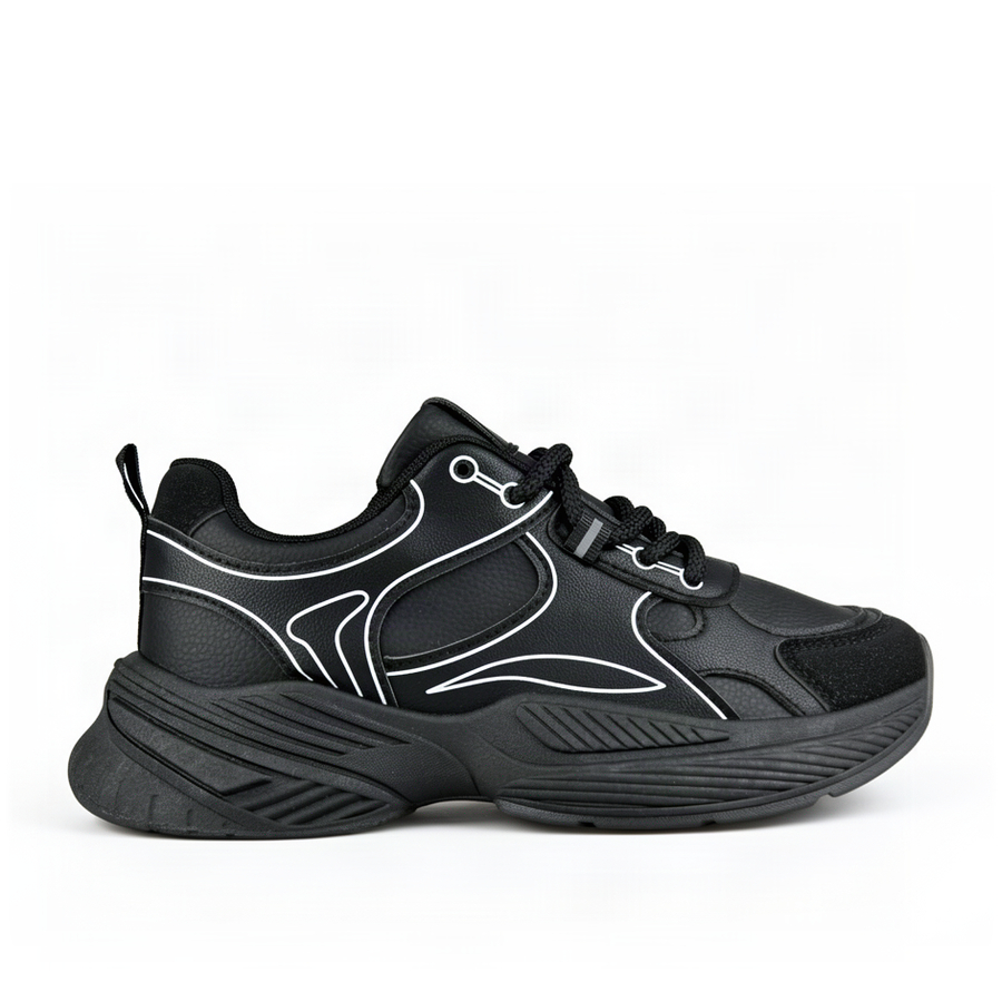adidași damă piele ecologică negru 0163320