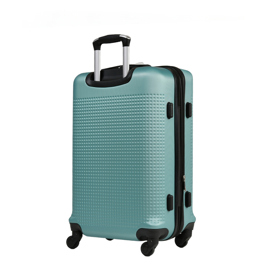 medium suitcase ABS plastic green 0163691