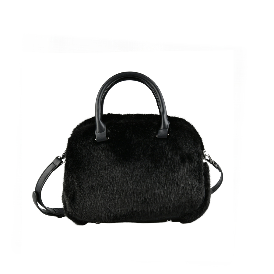 geantă damă piele ecologică/textil negru 0163294
