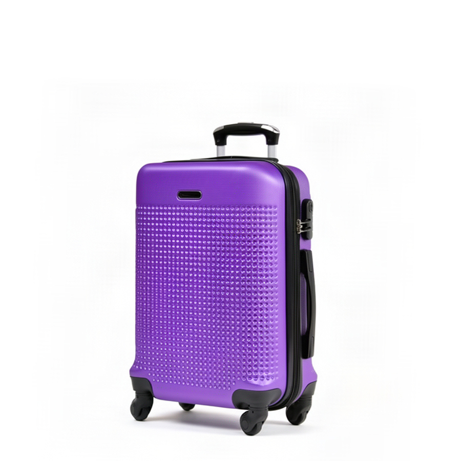 small suitcase ABS plastic purple 0163687