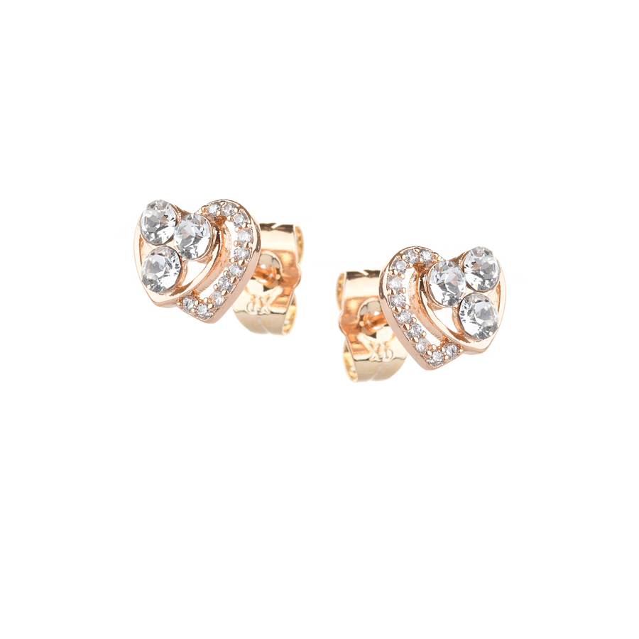 set damă alamă, cristale Swarovski auriu 0165084