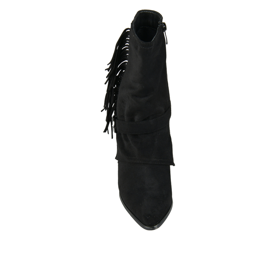 botine damă textil negru 0162832