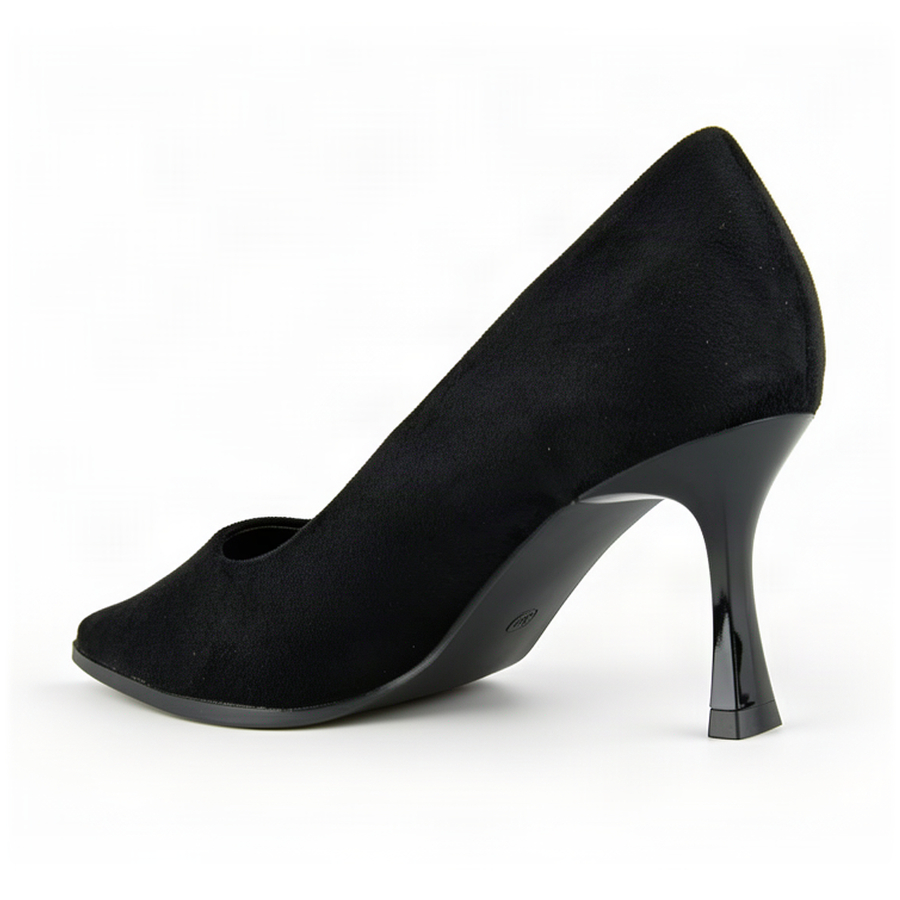 pantofi damă textil negru 0163009