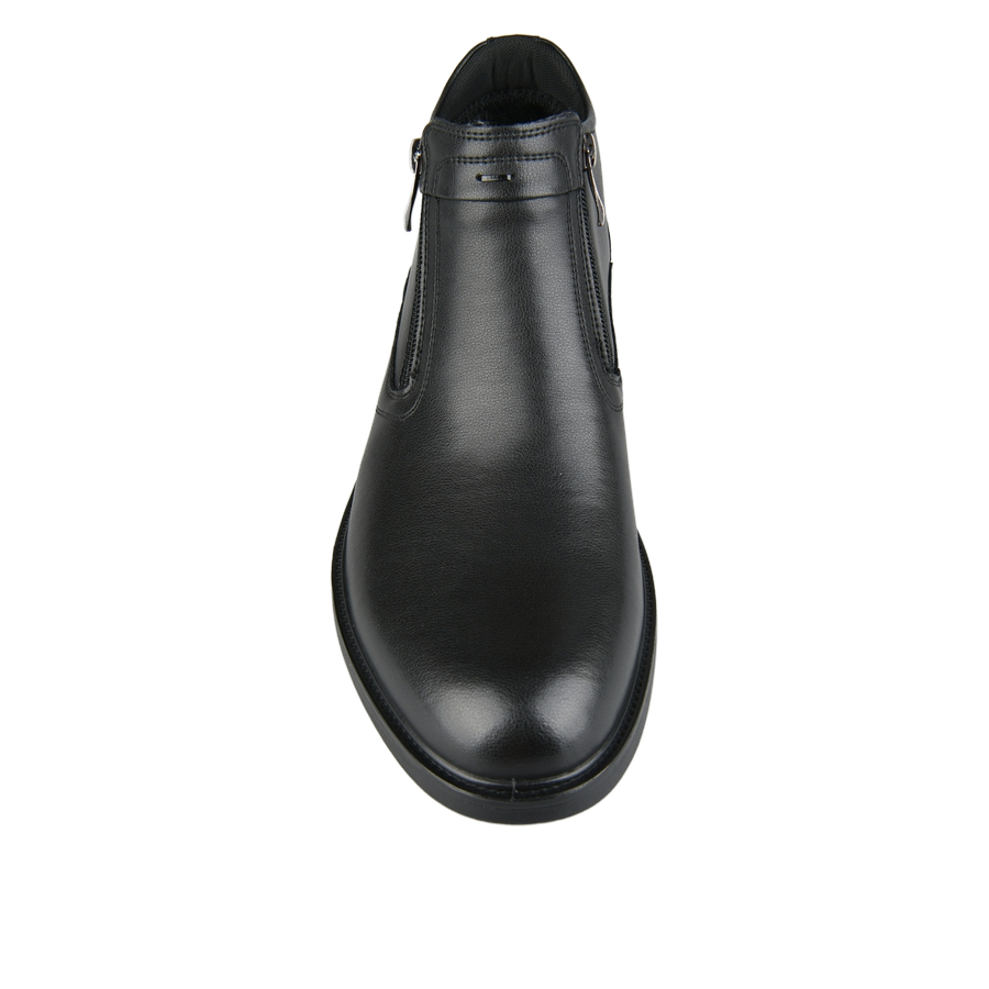 botine bărbați piele naturală negru 0162766