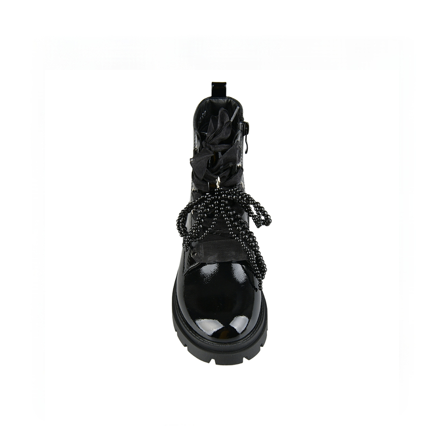 kids boots synthetic leather black 0162541
