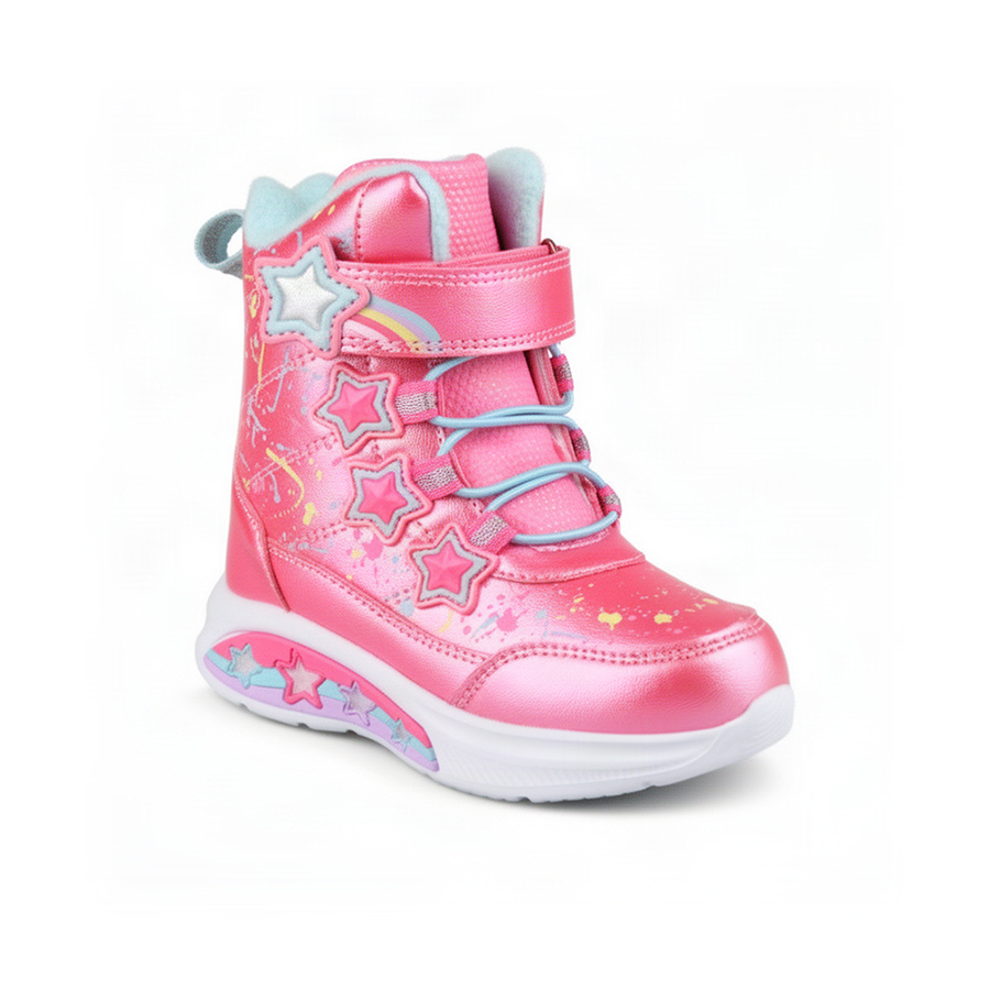 kids boots synthetic leather pink 0162289