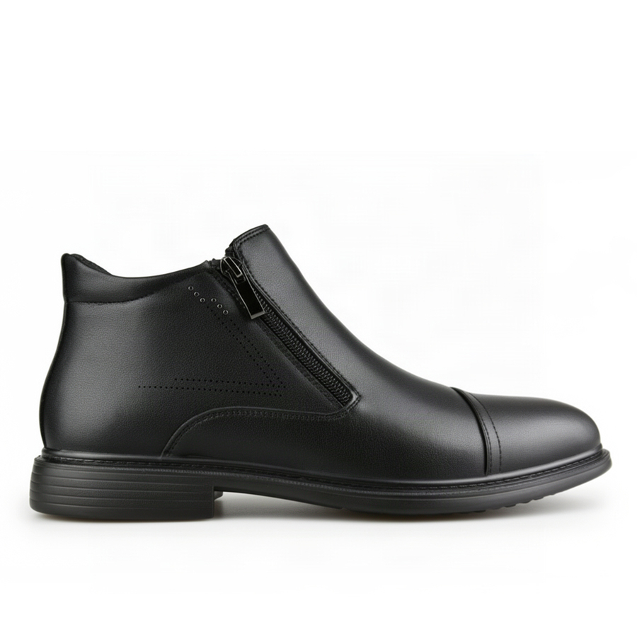 botine bărbați piele naturală negru 0162773