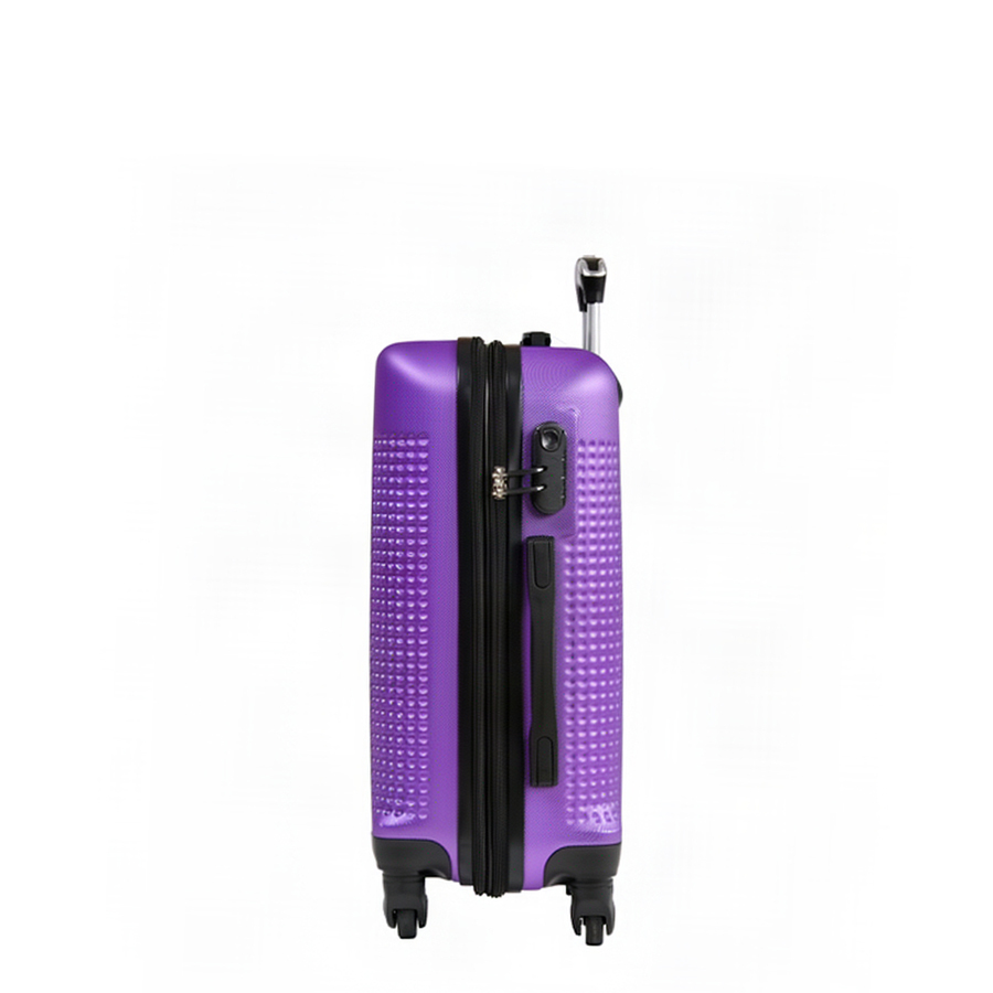 small suitcase ABS plastic purple 0163687