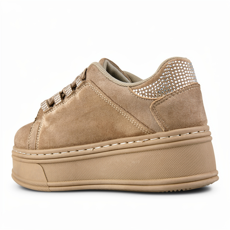 adidași damă textil maro deschis 0162707