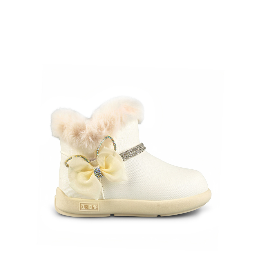 botine copii textil bej 0161763