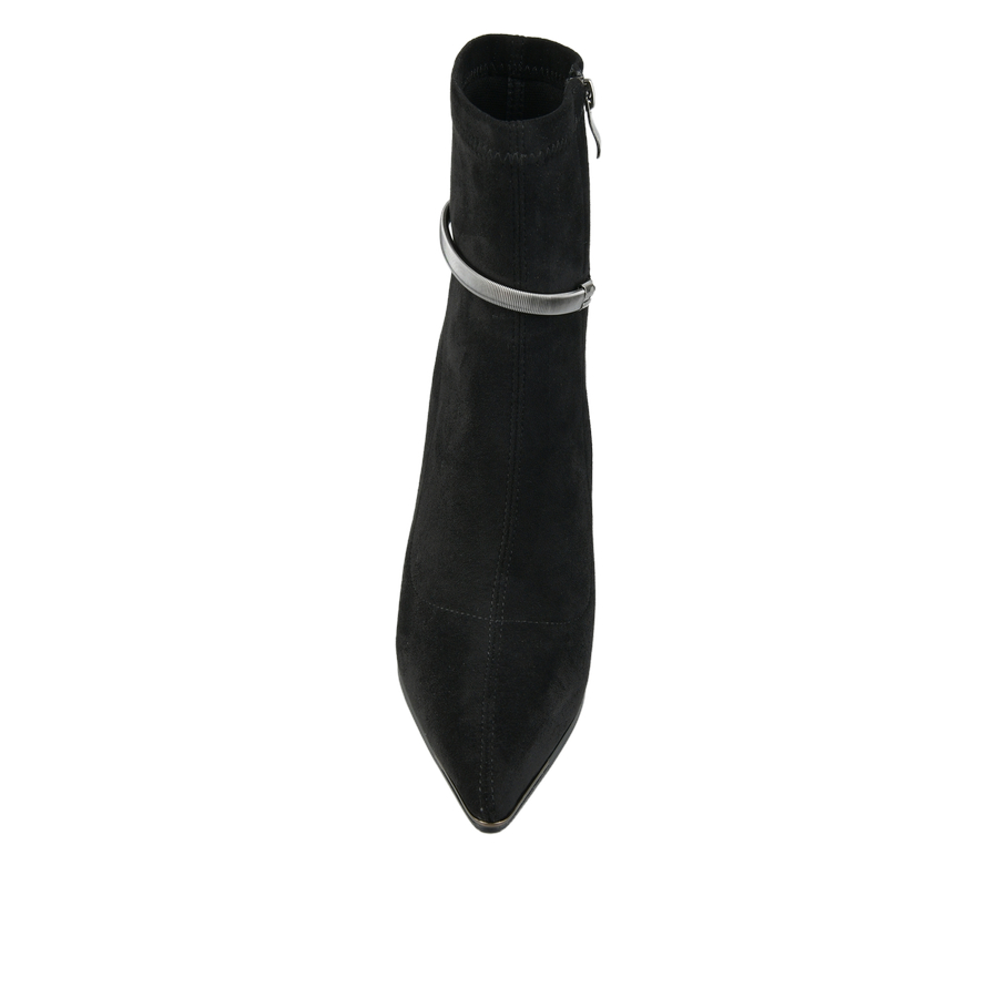 botine damă textil negru 0162066