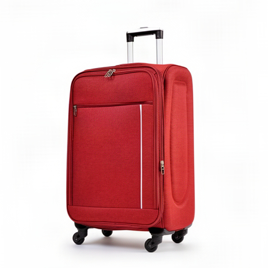 medium suitcase textile bordeaux 0163709