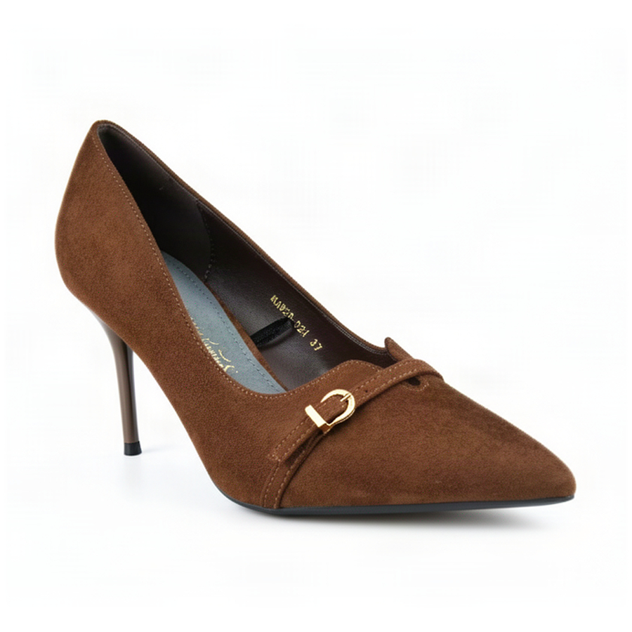 pantofi damă textil maro 0163016