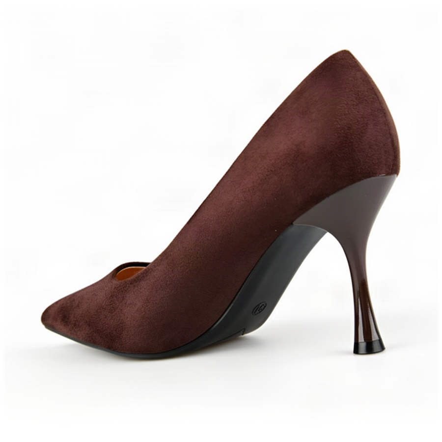 pantofi damă textil maro 0163029