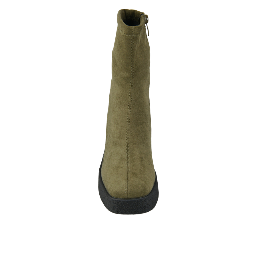 botine damă textil verde 0162774