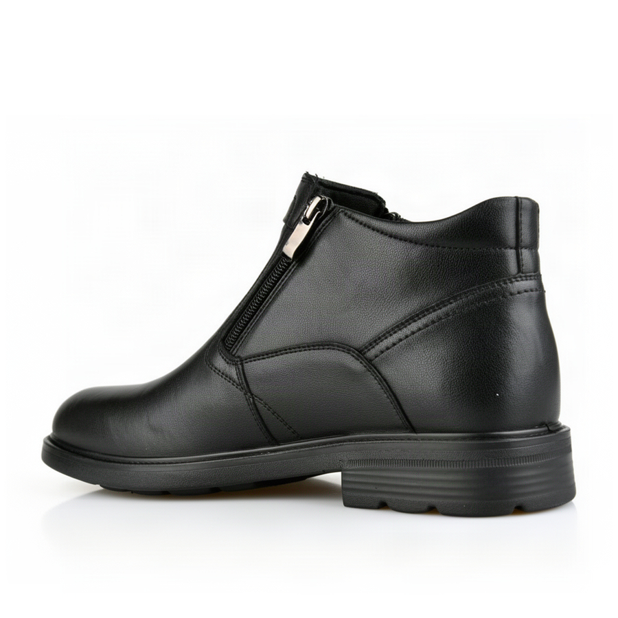 botine bărbați piele naturală negru 0162766