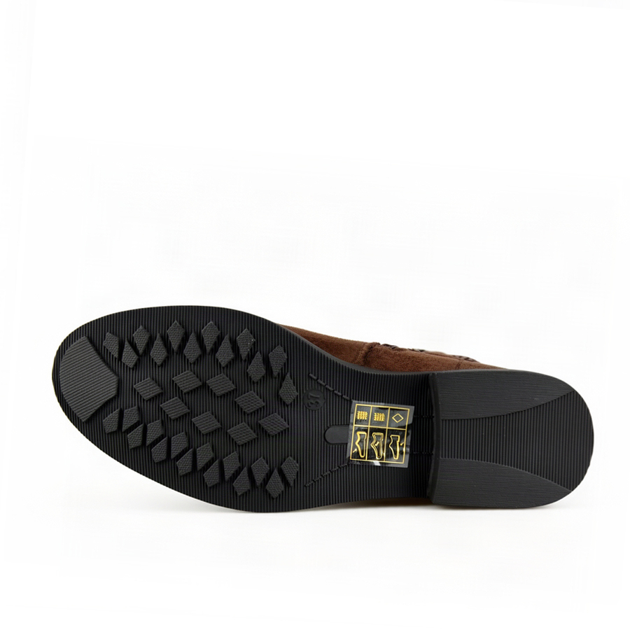 botine damă textil maro 0162783