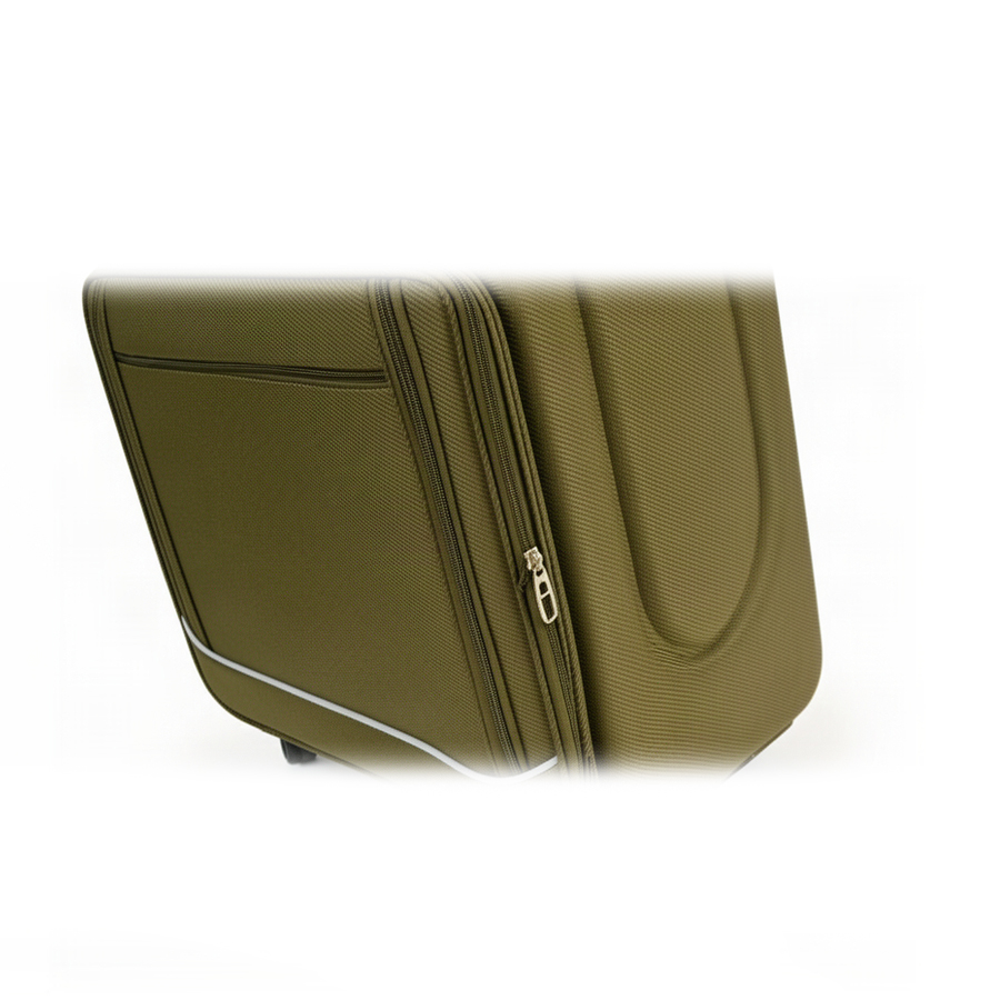 small suitcase textile green 0163726