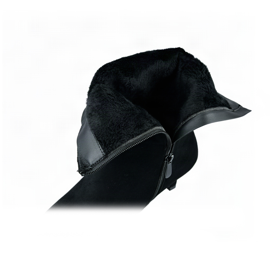 botine damă textil negru 0162848