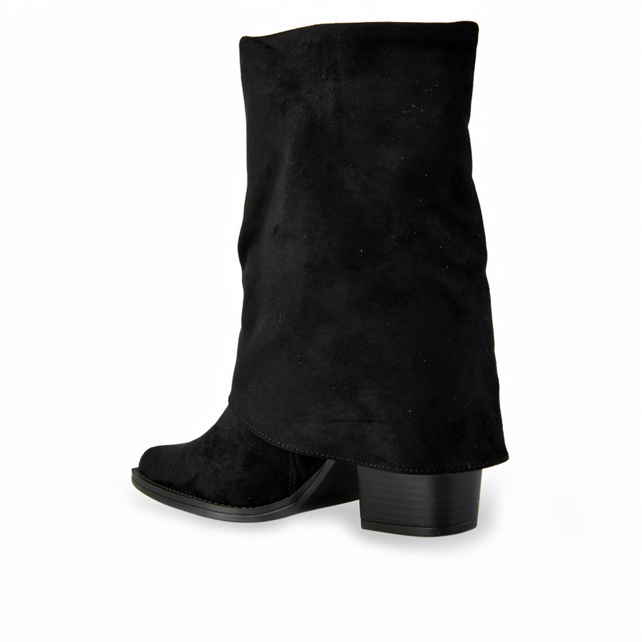botine damă textil negru 0162446