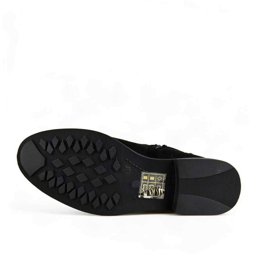 botine damă textil negru 0162782