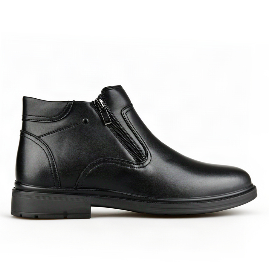 botine bărbați piele naturală negru 0162141