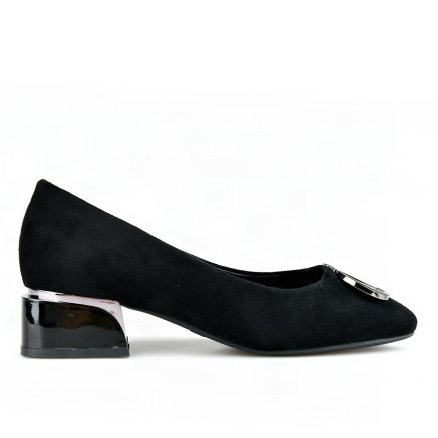 pantofi damă textil negru 0163032