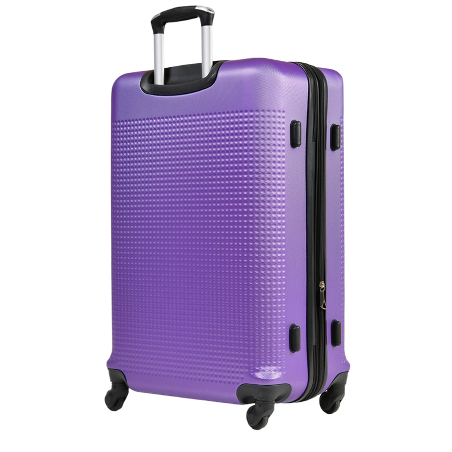 big suitcase ABS plastic purple 0163689