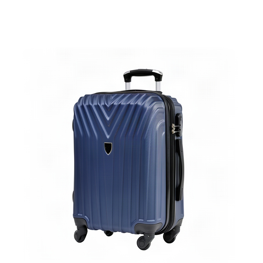 small suitcase ABS plastic tŭmno sin dark blue 0163672