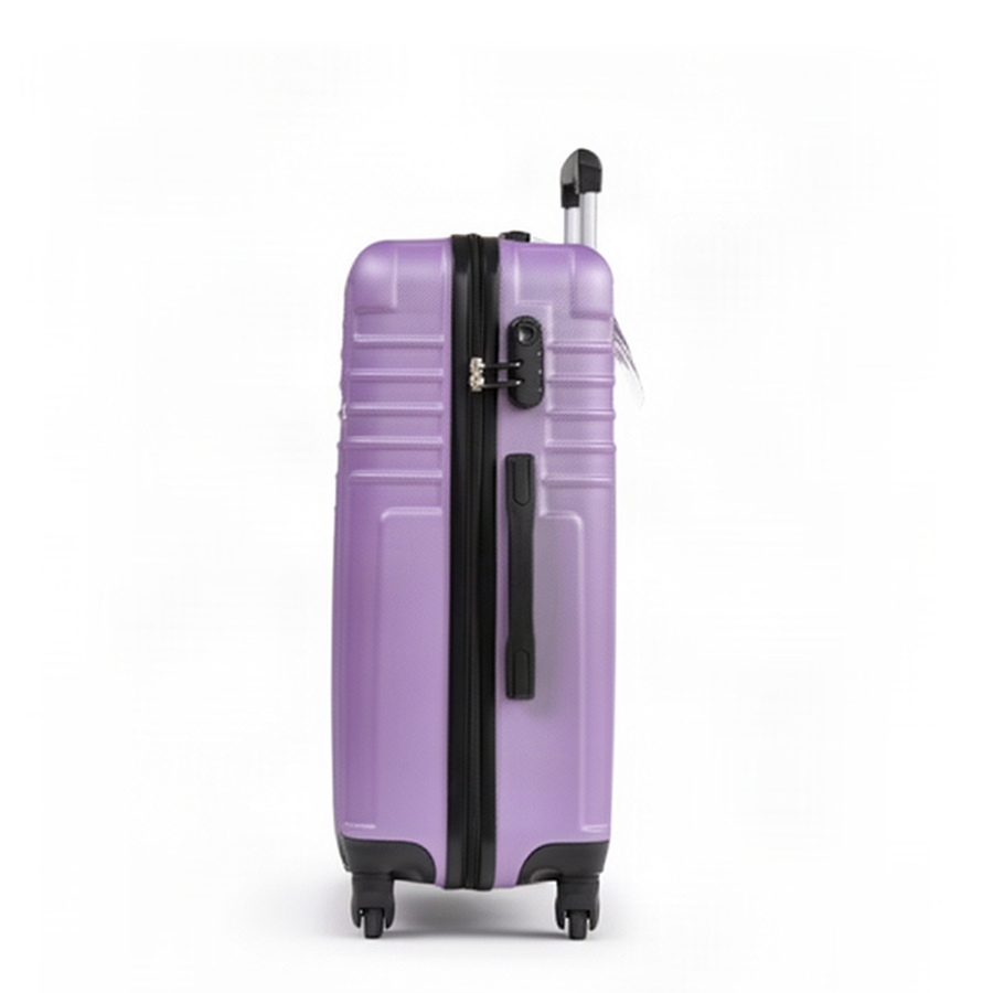medium suitcase ABS plastic purple 0163679
